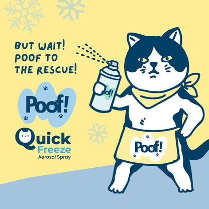 Poof! Quick Freeze Aerosol Spray pack 2