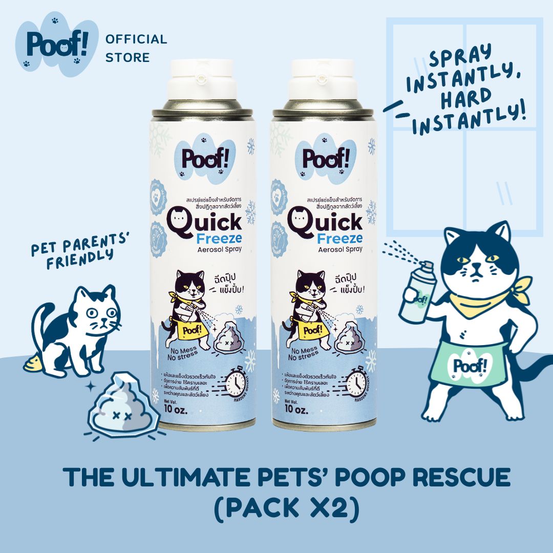 Poof! Quick Freeze Aerosol Spray pack 2