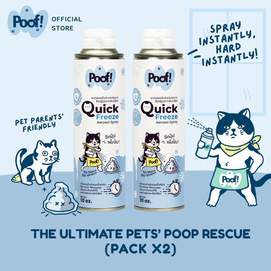 Poof! Quick Freeze Aerosol Spray pack 2