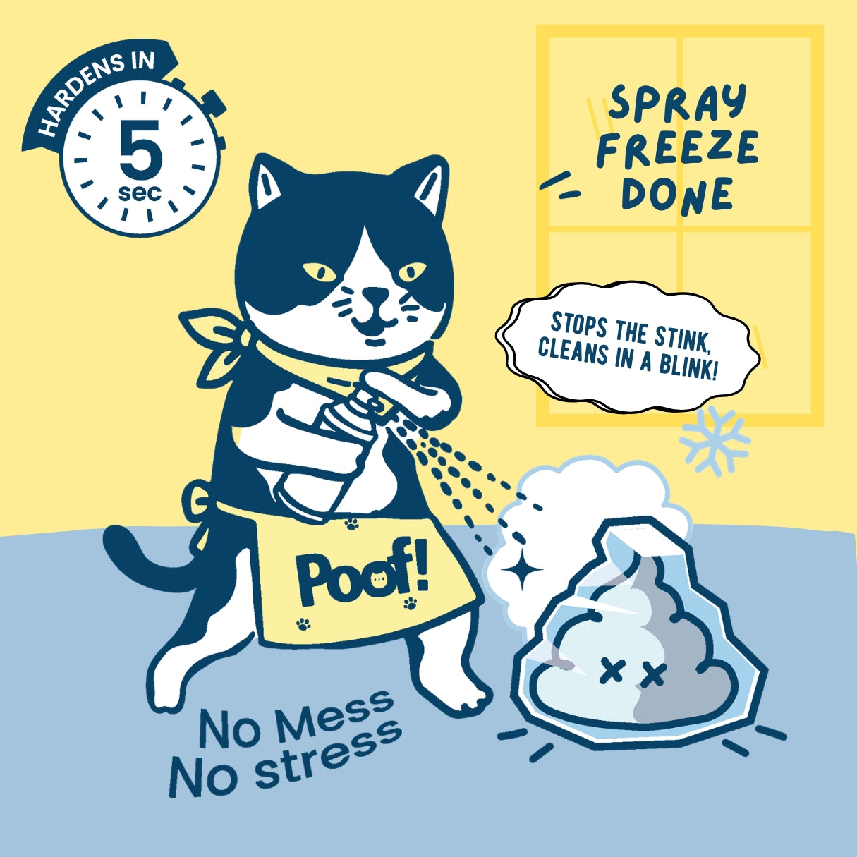 Poof! Quick Freeze Aerosol Spray pack 2