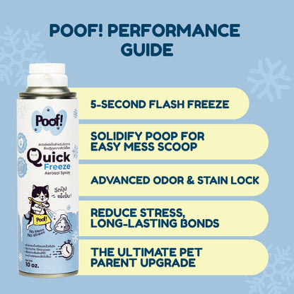 Poof! Quick Freeze Aerosol Spray pack 2